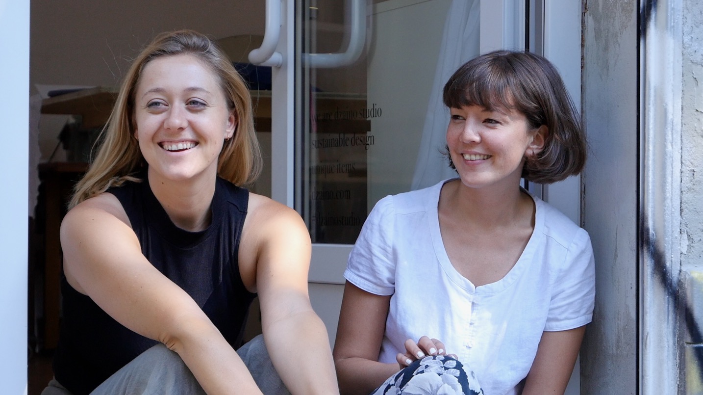 Julia Hermesmeyer und Hanna Sin Gebauer | Dzaino | Upcycling aus Berlin | Crowdfunding auf Startnext | GROSS∆RTIG